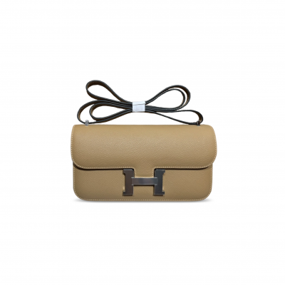 HERMES MASTER CONSTANCE ELAN EPSOM CHAI PALLADIUM HARDWARE (26*16*6cm) HERMES MASTER CONSTANCE ELAN EPSOM CHAI PALLADIUM HARDWARE (26*16*6cm)